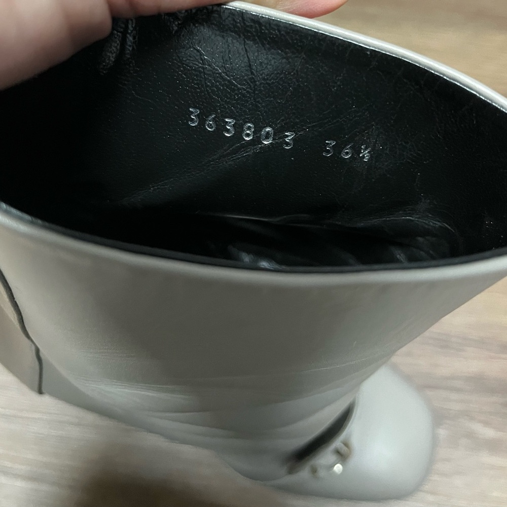 Gucci boots, authentic 100%, size 36 1/2, leather Horsebit Ankle Boots, no box - Picture 6 of 10